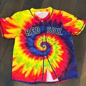 Vibrant Tie-Dye Button Down Shirt